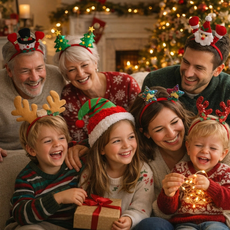 Festive Christmas Party Headbands