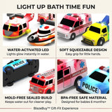 Light-Up Bath Car Set