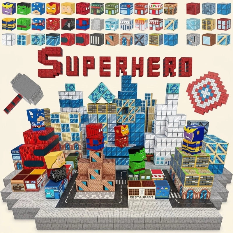 Magnetic City Building Cubes