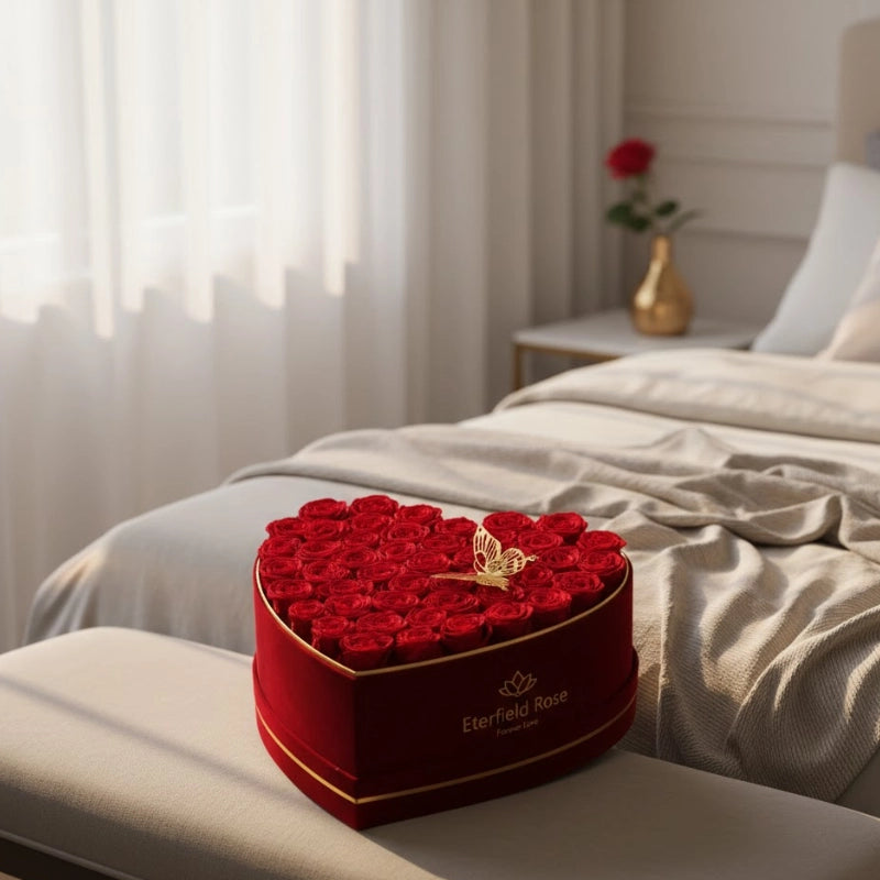Forever Heart Rose Box