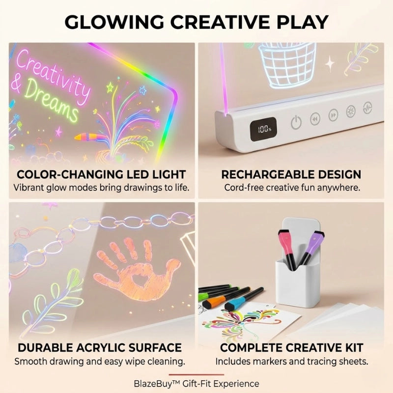 LED Glow Drawing Board