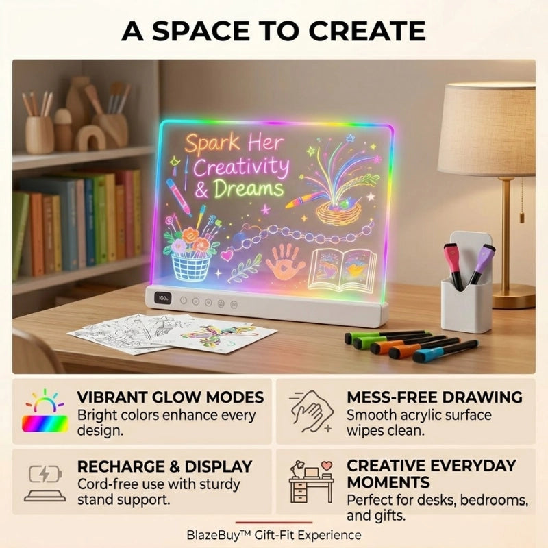 LED Glow Drawing Board