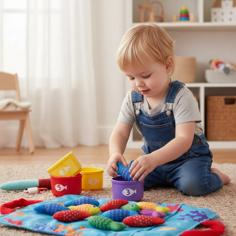 Montessori Fishing Play Set