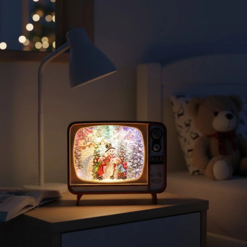 Musical TV Snow Globe