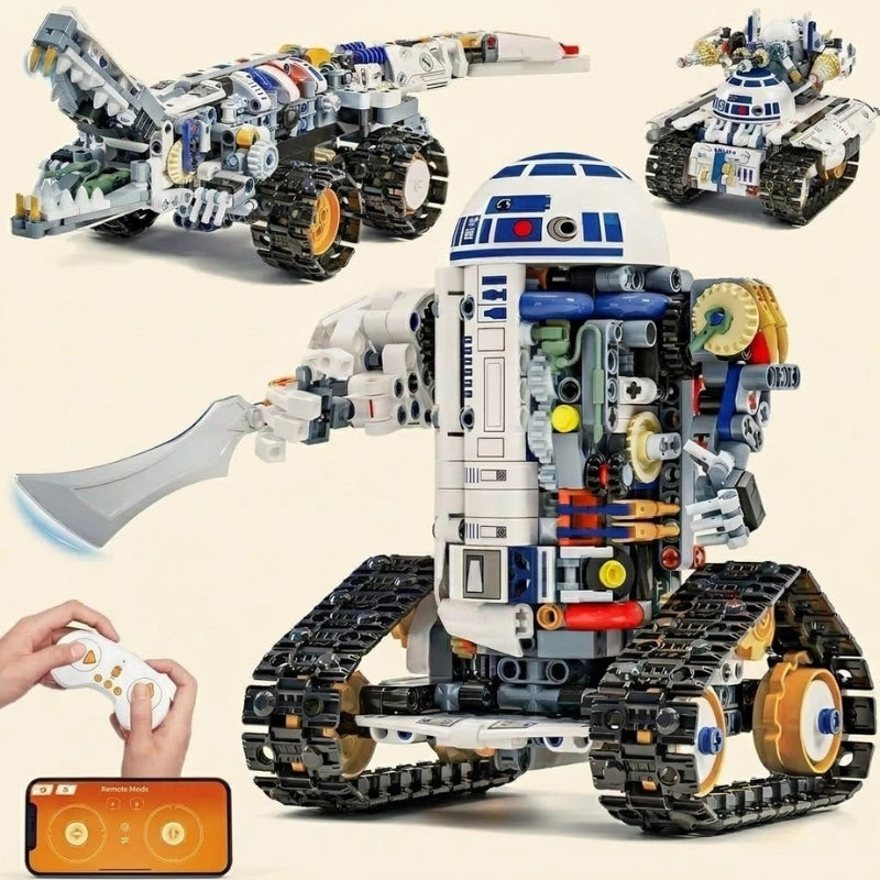 3-in-1 RC Robot Building Set