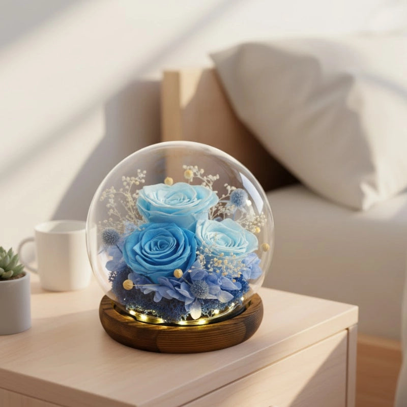Eternal Rose Glass Dome