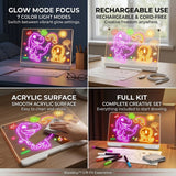 LED Rechargeable Glow Art Board