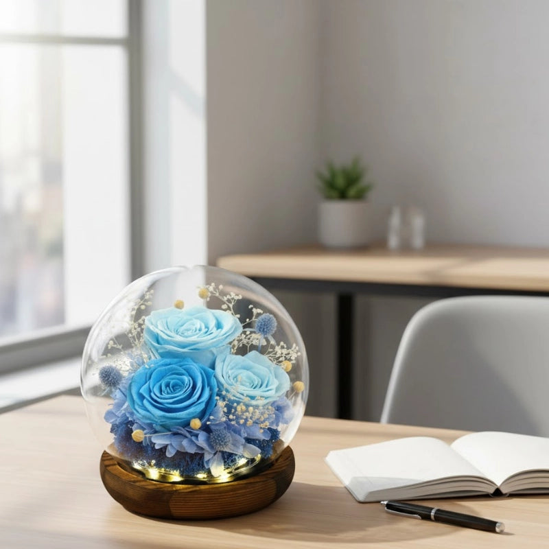 Eternal Rose Glass Dome