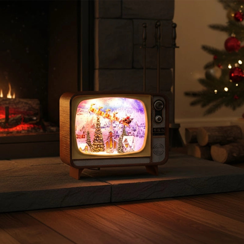 Musical TV Snow Globe