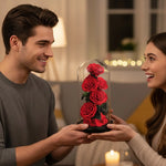 Forever Bloom Glass Dome