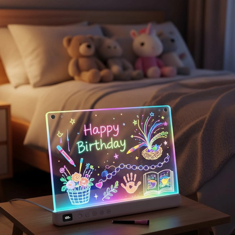 LED Glow Drawing Board