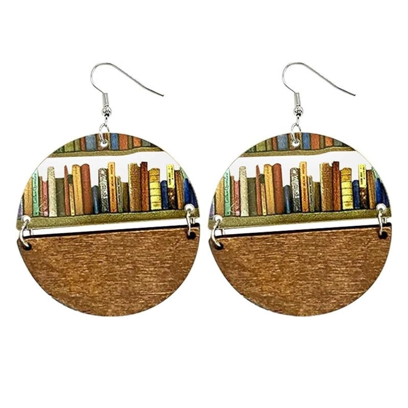 Book Lover Drop Earrings