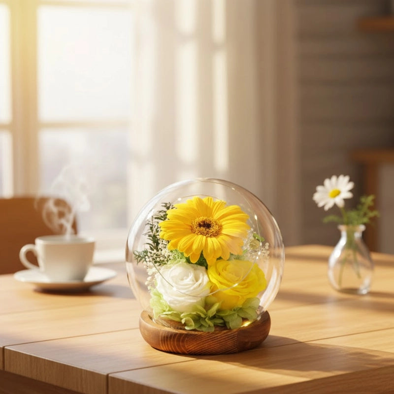 Eternal Rose Glass Dome