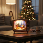 Musical TV Snow Globe