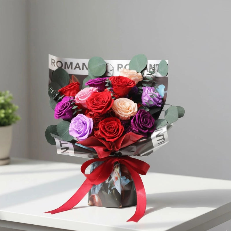 Everlasting Preserved Flower Bouquet