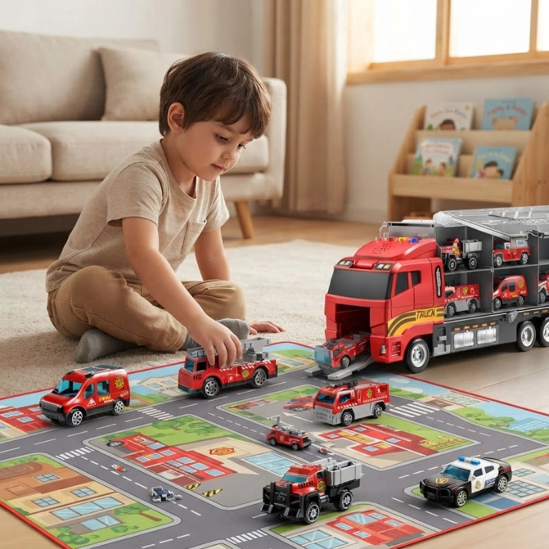Vehicle Carrier Truck Playset