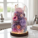 Forever Bloom Glass Dome