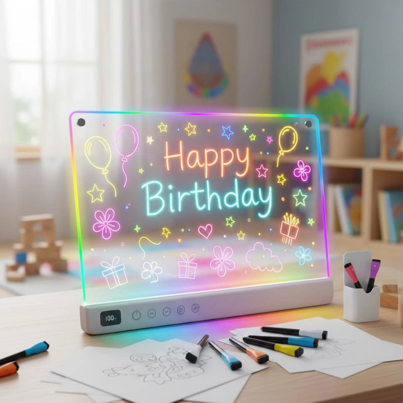 LED Glow Drawing Board