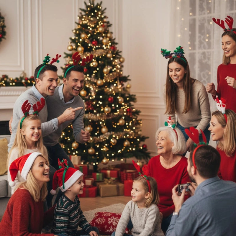Festive Christmas Party Headbands