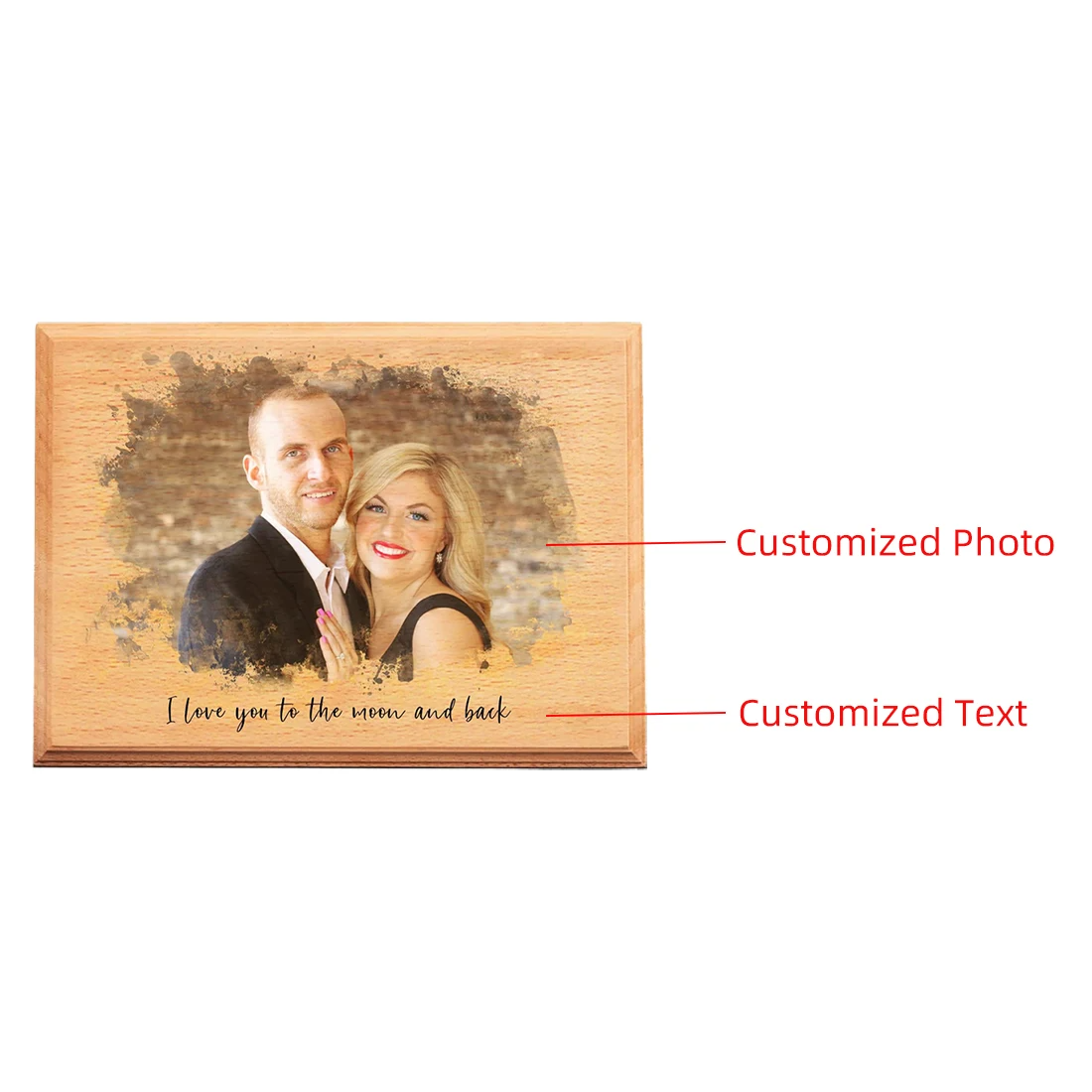 Custom™ Wooden Photo Frame