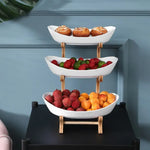 Three-Tier Fruit Bowl Stand