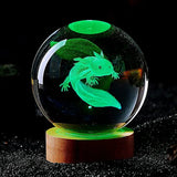 Axolotl Crystal Ball Lamp
