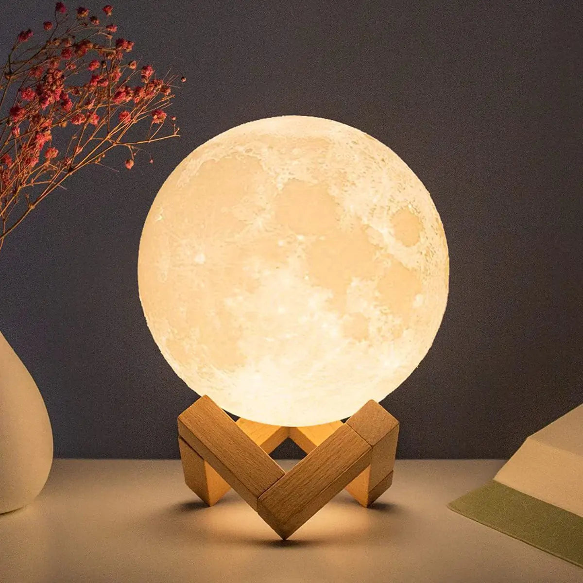 LOGROTATE Moon Lamp